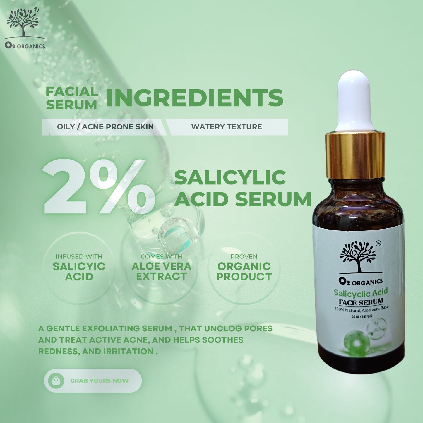 Salicylic Acid Face Serum 30ml