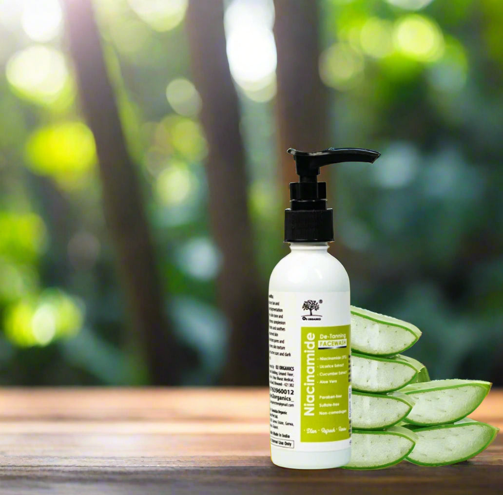Niacinamide Face Wash with Licorice, Cucumber & Aloe Vera - 100ml
