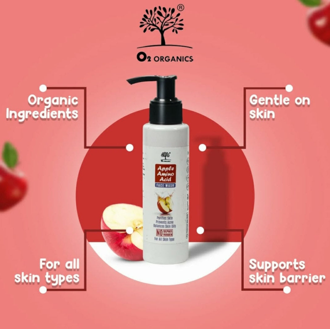 Apple Amino Acid Face Wash - 100ml