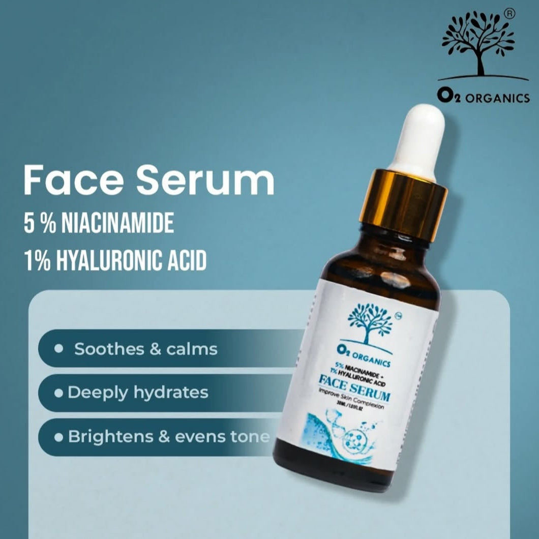 5% Niacinamide and 1% Hyaluronic Acid Face Serum 30 ml