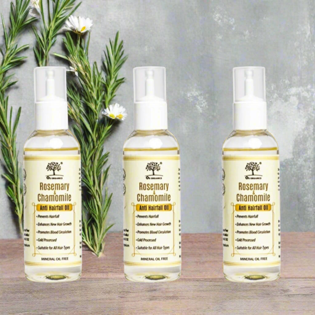 Rosemary Chamomile Hair Oil 3 x 100 ml (Pack of 3)