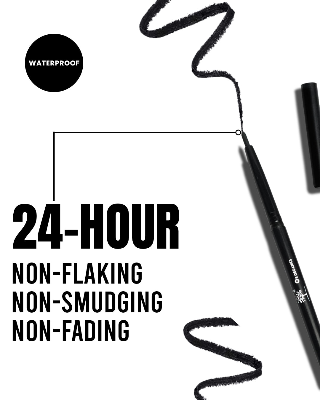 Black Wind Kajal – Intense Black, Smudge-Proof & Waterproof 5gm